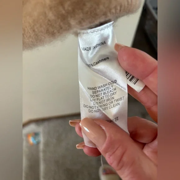 Quince Tan Crew Neck Sweater - Picture 4 of 7